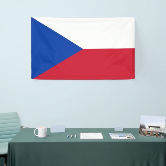 チェコ国旗 横断幕 (トレードショー)