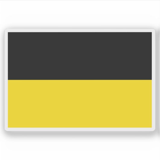 チェコ国旗、歴史地域 シール (正面)