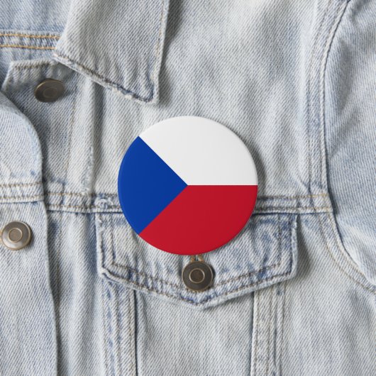 チェコ国旗 缶バッジ (インサイチュ)
