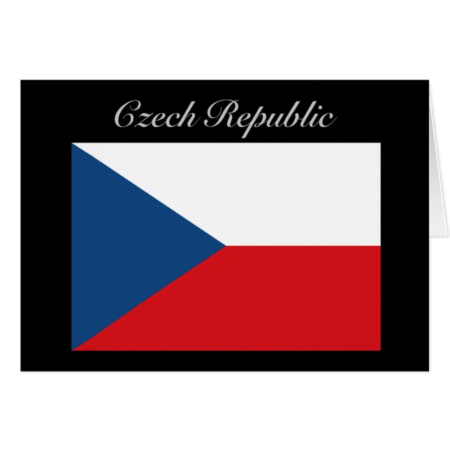 チェコ国旗 – Ceska Republika (正面横)