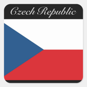 チェコ国旗 – Ceska Republika スクエアシール