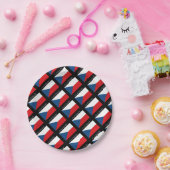 チェコ国旗 – Ceska Republika ペーパープレート (パーティー)