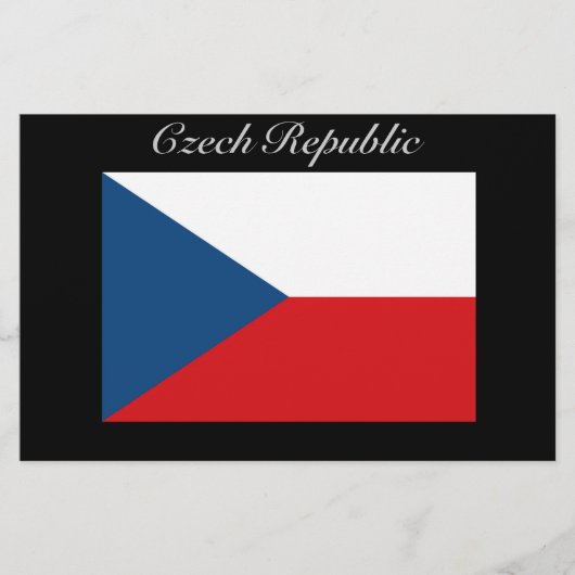 チェコ国旗 – Ceska Republika 便箋 (正面)