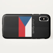 チェコ国旗 – Ceska Republika Case-Mate iPhoneケース (裏面(横))