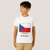 チェコ国旗 Tシャツ (正面フル)