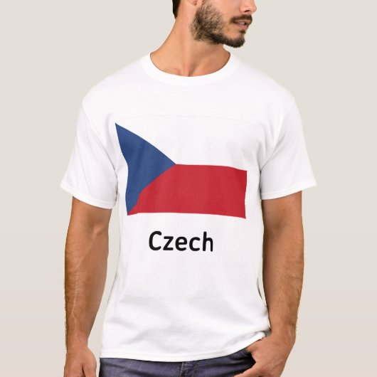 チェコ国旗 Tシャツ (正面)