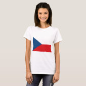 チェコ国旗 Tシャツ (正面フル)