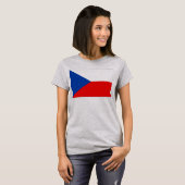 チェコ国旗 Tシャツ (正面フル)