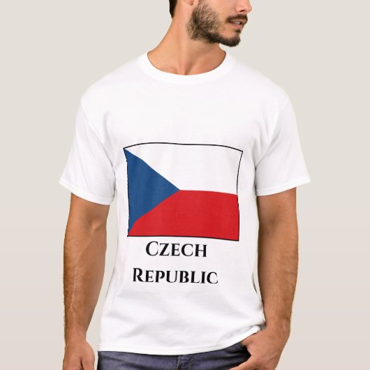チェコ国旗 Tシャツ (正面)