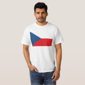 チェコ国旗 Tシャツ (正面フル)