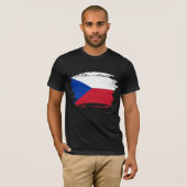 チェコ国旗 Tシャツ (正面フル)