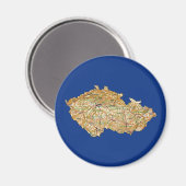 チェコ地図マグネット マグネット (正面/裏面)