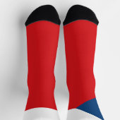 チェコ愛国国旗 ソックス (上部)