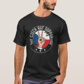 チェコ語ではなく支援旅行観光客チェコ Tシャツ (正面)