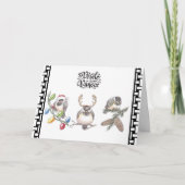 チェコ語のクリスマスグリーティングカード シーズンカード (正面)