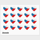 チェコ語のシール ハートシール (シート)