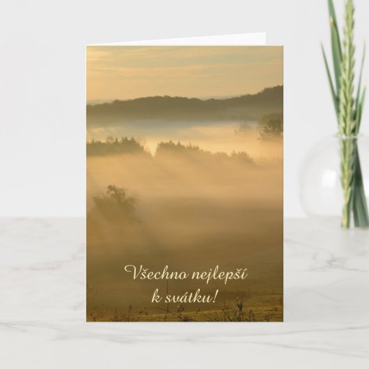 チェコ語の名刺 カード (正面)