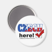 チェコ語（淡） マグネット (正面/裏面)