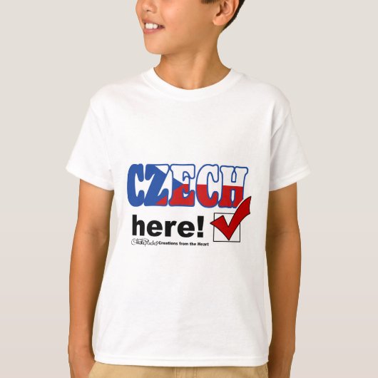 チェコ語（淡） Tシャツ (正面)