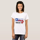 チェコ語(淡) Tシャツ (正面フル)