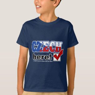 チェコ語（濃色） Tシャツ