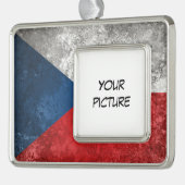 チェコ シルバープレートフレームオーナメント (左)