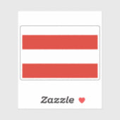 チェコ・ブルノ国旗 シール (シート)