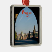 チェコ，プラハのシャルル橋 メタルオーナメント (右)