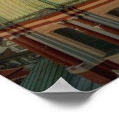 チェコ，プラハ，聖フランシス教会のドーム ポスター (角)