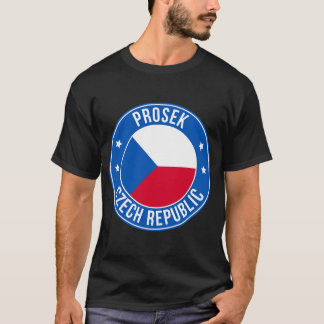 チェコ プロセクの市Tシャツ Tシャツ