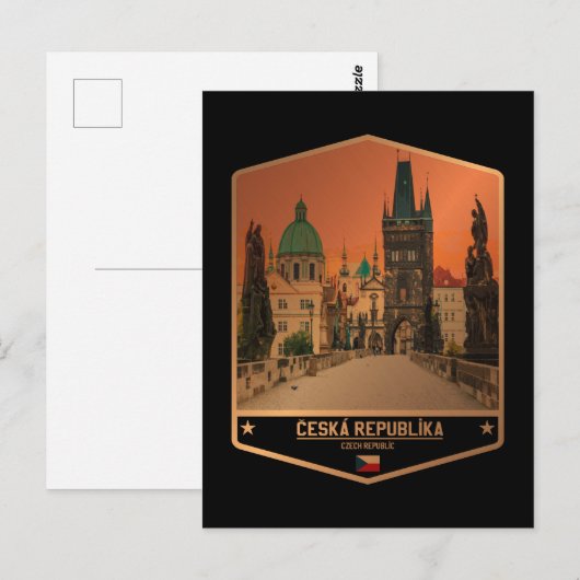 チェコ ポストカード (正面/裏面)