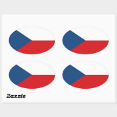 チェコ 楕円形シール (シート)