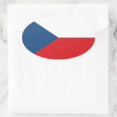 チェコ 楕円形シール (バッグ)