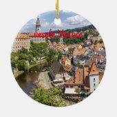 チェコ:Krumlov Chrismas Arronment(Theskyy Krumlov) セラミックオーナメント (裏面)