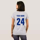 チェコTシャツ(名前・ナンバー付き) Tシャツ (裏面フル)