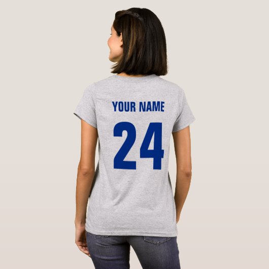 チェコTシャツ(名前・ナンバー付き) Tシャツ (裏面フル)