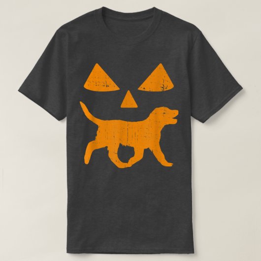 チェサピークおもしろいベイリトリエバーハロウィーンカボチャE Tシャツ (デザイン正面)