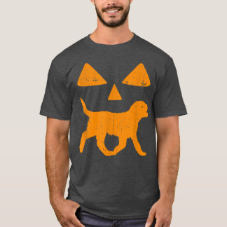チェサピークおもしろいベイリトリエバーハロウィーンカボチャE Tシャツ