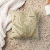 チェサピークおよびデラウェア湾の図表 クッション (ブランケット)