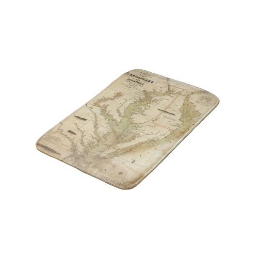 チェサピークおよびデラウェア湾の図表 バスマット (アングル)