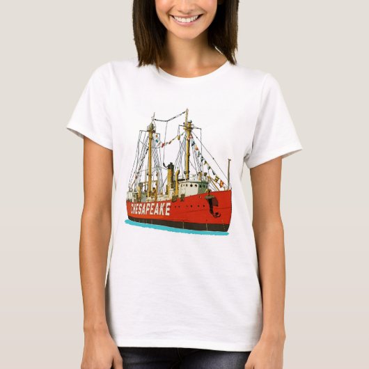 チェサピークのライトシップ・シャツ Tシャツ (正面)