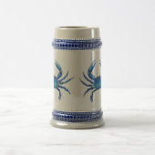 チェサピークの青カニステイン ビールジョッキ (中央)