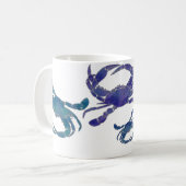 チェサピークの青カニ コーヒーマグカップ (正面左)