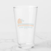 チェサピークビーチメリーランドサンパームツリーズ タンブラーグラス (裏面)