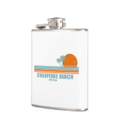 チェサピークビーチメリーランドサンパームツリーズ フラスク (左)