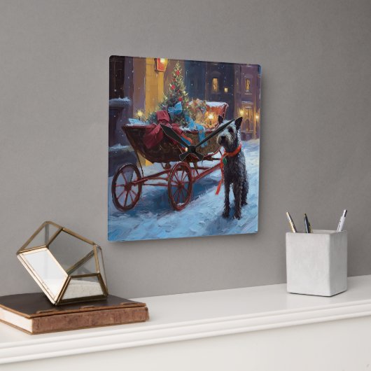 チェサピークフェスティバルシーズン スクエア壁時計 (オフィス)