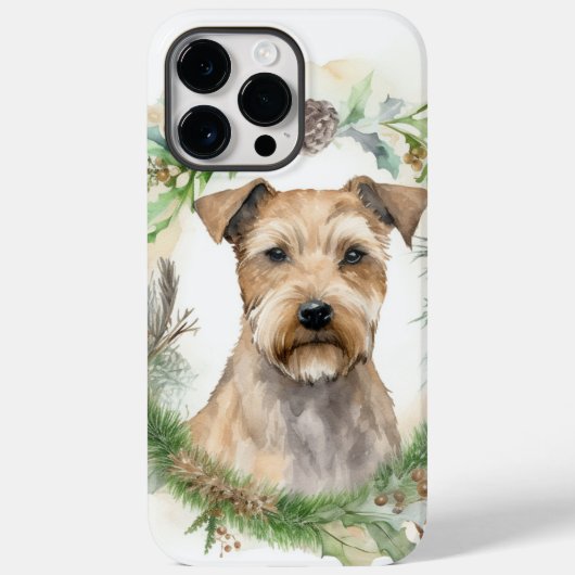 チェサピークベイエリアのテリアのクリスマスリースの祝祭 Case-Mate iPhoneケース (裏面)