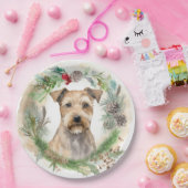 チェサピークベイテリアクリスマスリースフェスティバル ペーパープレート (パーティー)