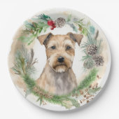 チェサピークベイテリアクリスマスリースフェスティバル ペーパープレート (正面)