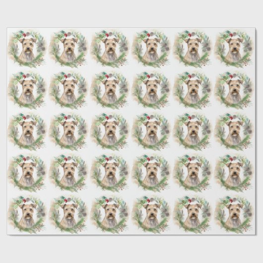 チェサピークベイテリアクリスマスリースフェスティバル ラッピングペーパー (フラット)